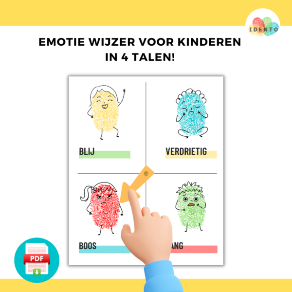 Kinder Emotiewijzer | Printable